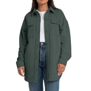 Lazypants Green Shacket M